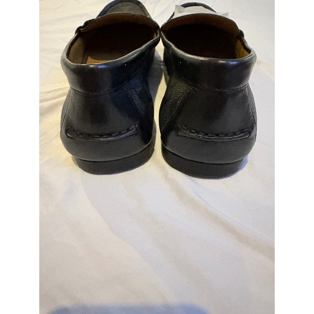 Coach Signature Monogram Driver Loafers Charcoal Black Gunmetal Hardware - Picture 7 of 9